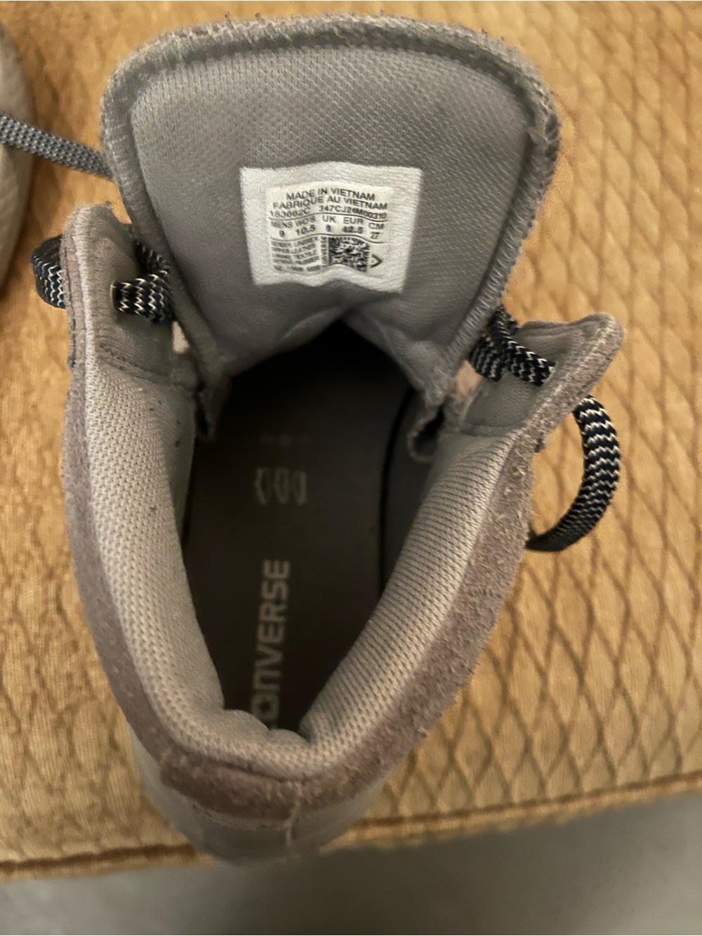 Converse Chuck Taylor All Star High Top Sneakers - Gray suede - Picture 5 of 7